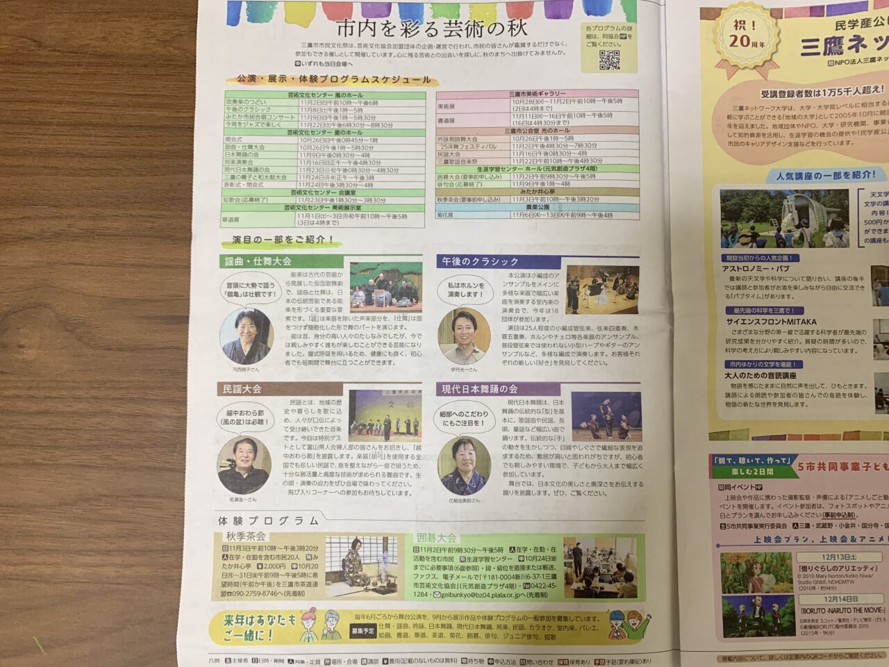 三鷹市市民文化祭