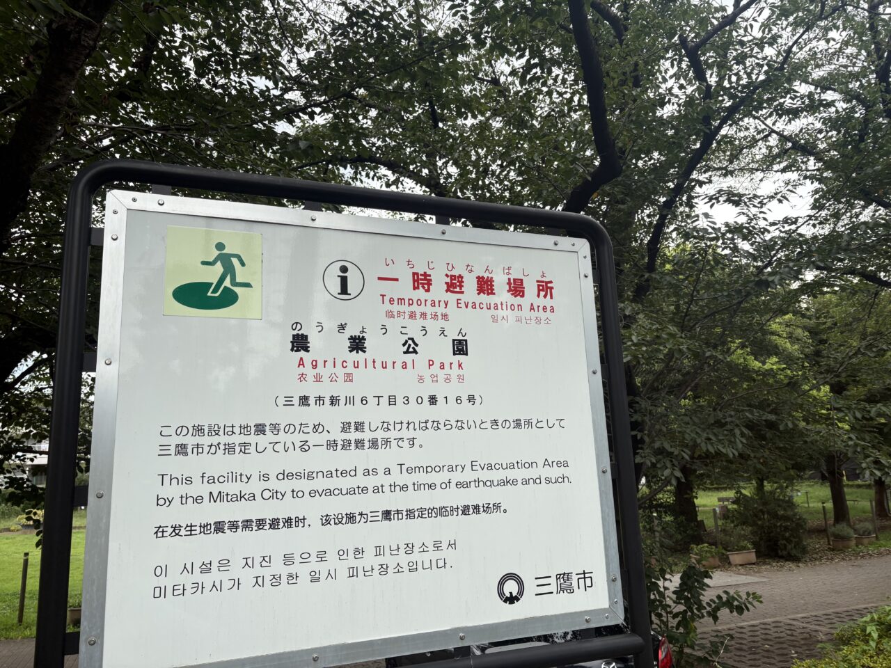三鷹市大根の種まき講習会が行われる農業公園