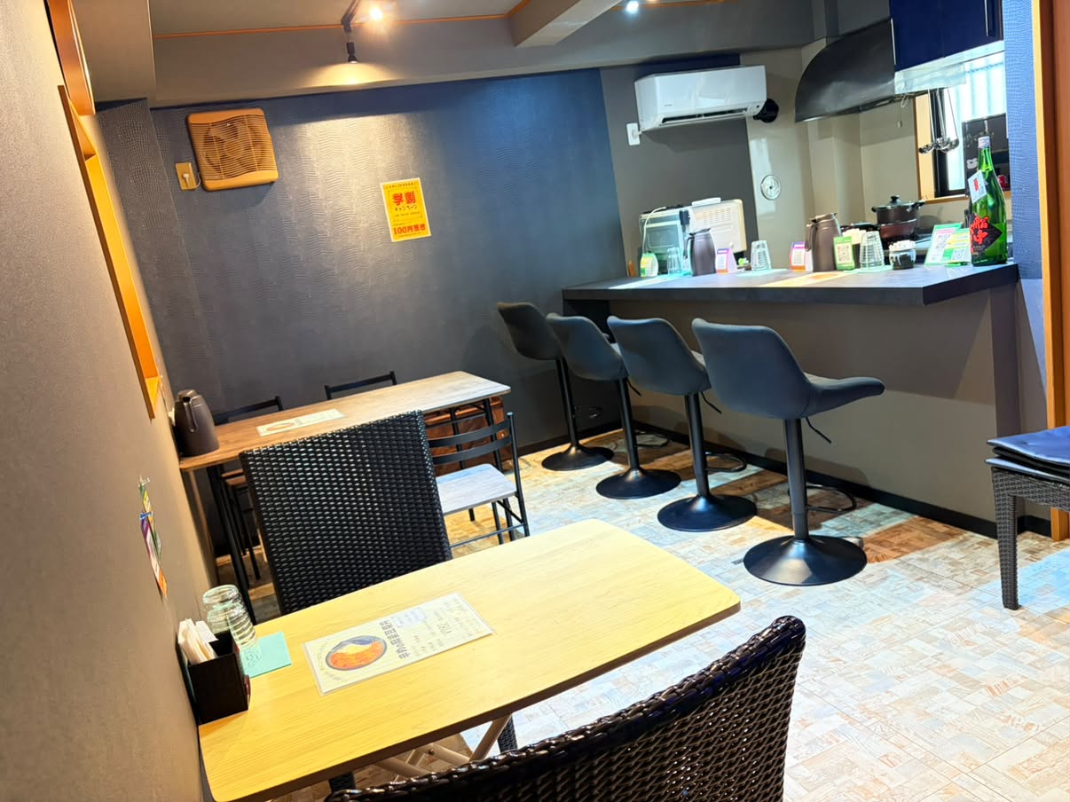 新川にオープンしたMabo -麻婆豆腐専門店-店内